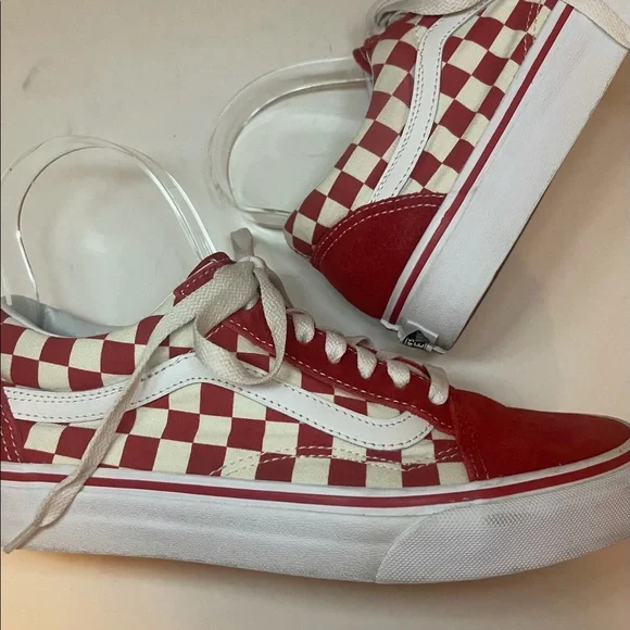 VANS Old Skool Checker Skate Shoes! Wmn 9, Men 7.5 - Picture 4 of 10